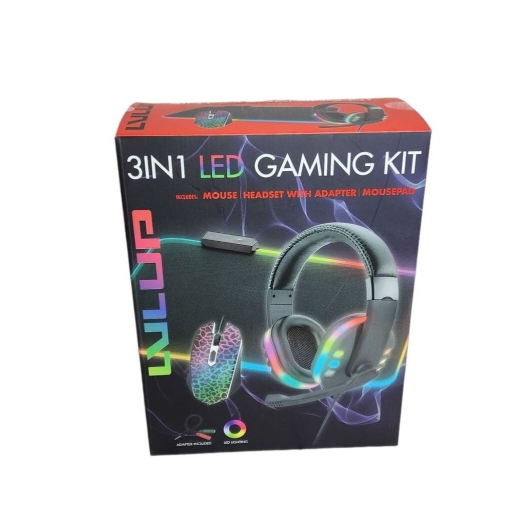 Level Up Your Gaming Experience with the 3-in-1 Universal LED Gaming Kit: Mouse,